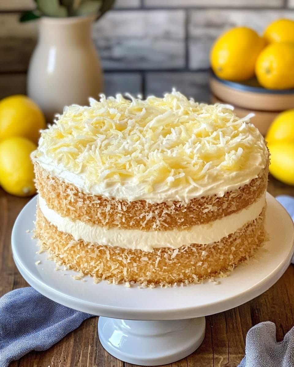 Lemon Coconut Cake