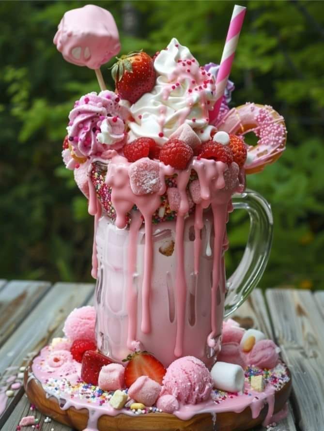 Pink Freakshakes: Extreme Milk Shakes