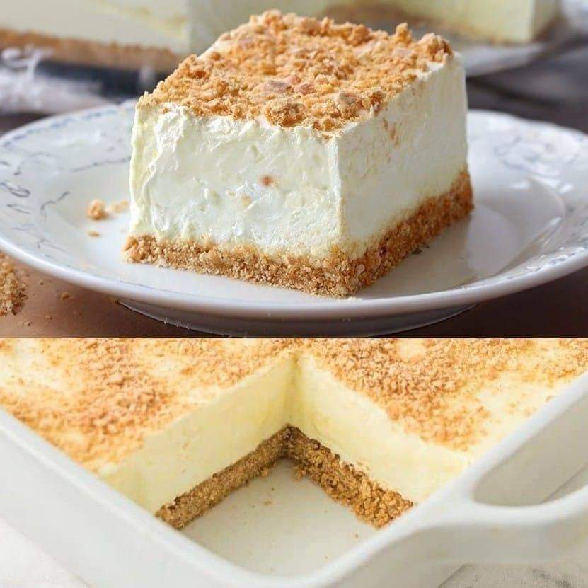 No-Bake Cheesecake Bars Recipe