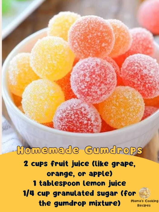 Homemade Gumdrops Recipe