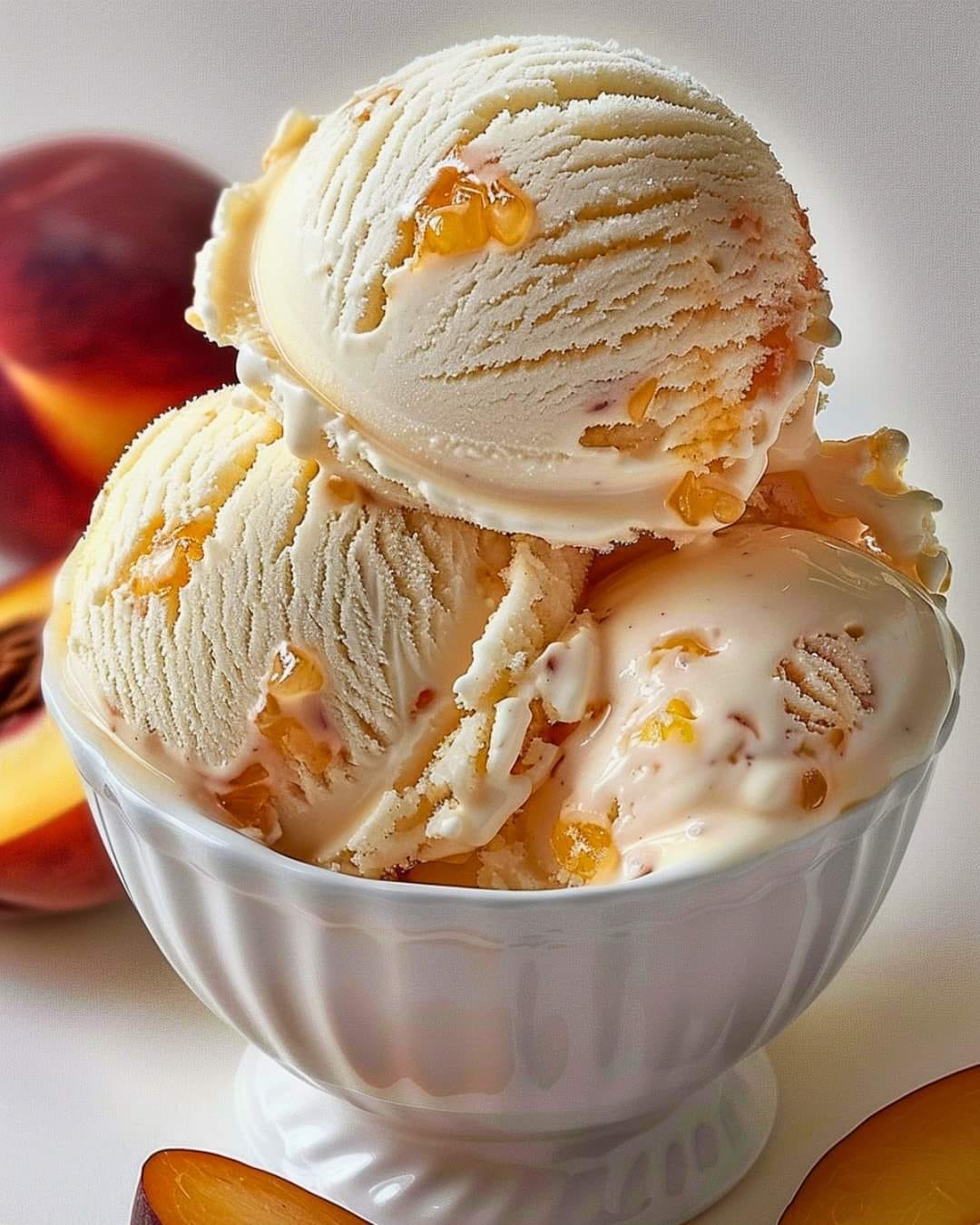 Homemade Peach Ice Cream: A Creamy Taste of Summer