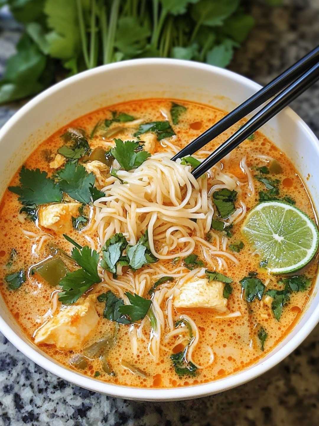 Spicy Thai Noodle Soup