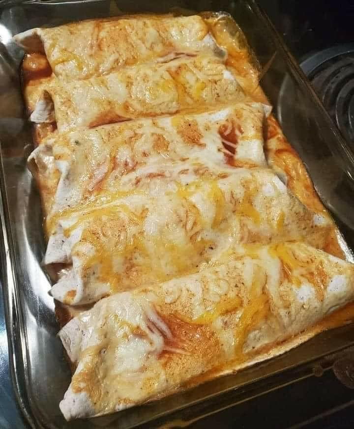 CREAM CHEESE CHICKEN ENCHILADAS