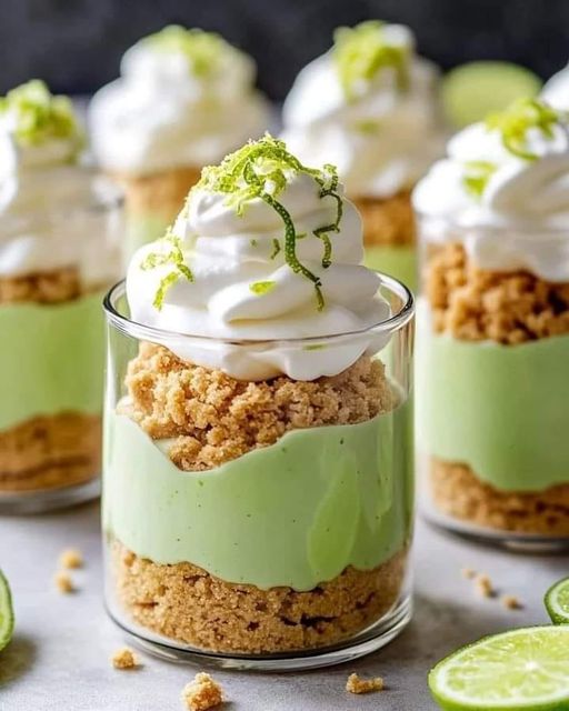 No-Bake Key Lime Parfaits