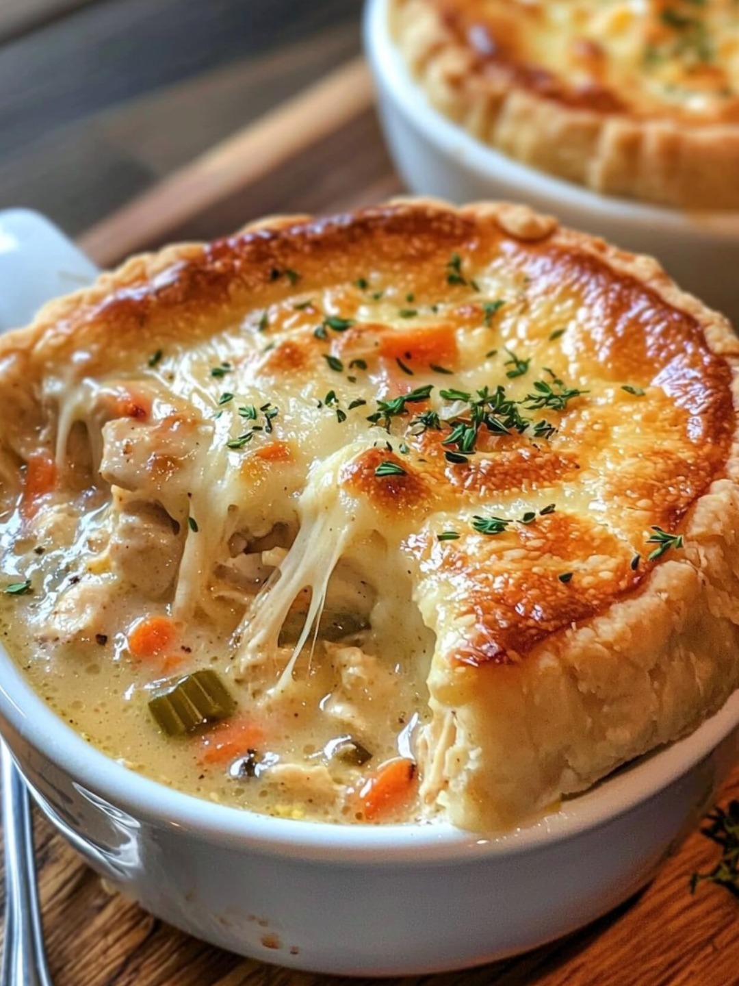 Slow Cooker Chicken Pot Pie Soup