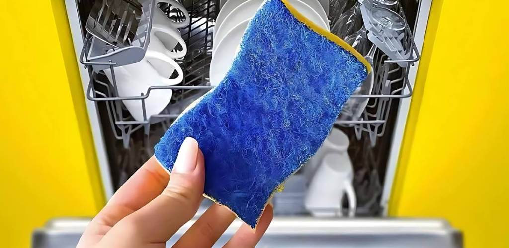 DISHWASHER, ALWAYS PUT A SPONGE IN BEFORE STARTING IT: THE REASON