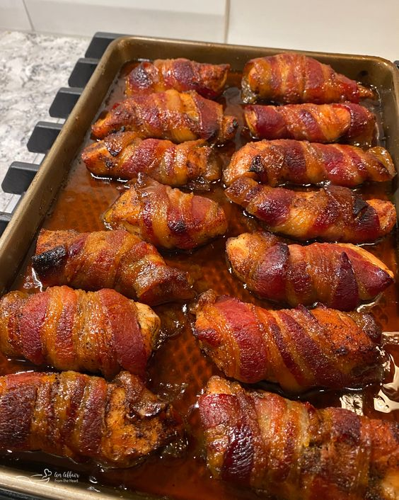 BACON WRAPPED CHICKEN