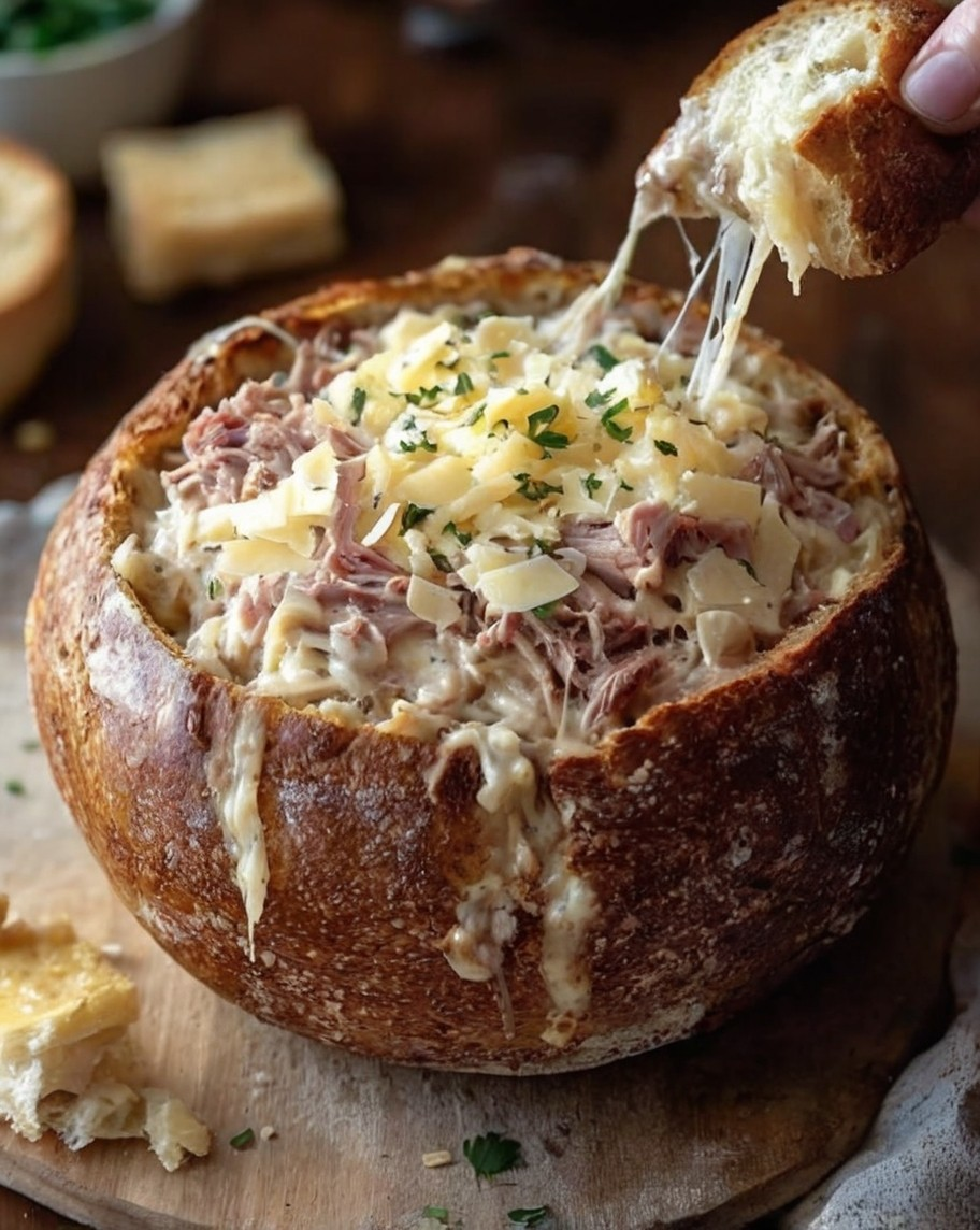  Reuben Dip in a Rye Bread Bowl! 