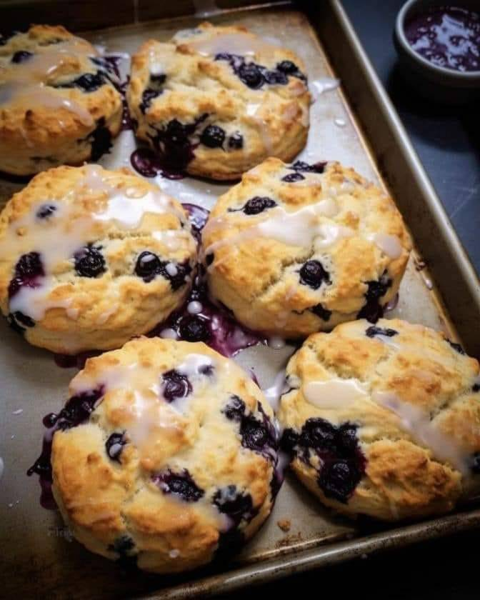 Sweet Blueberry Biscuits