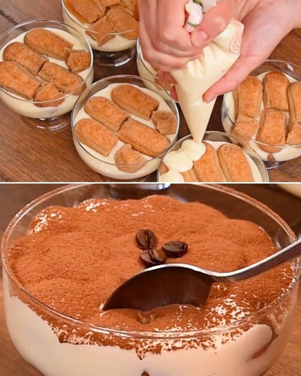 Tiramisu cups: the quick and easy recipe for tiramisu