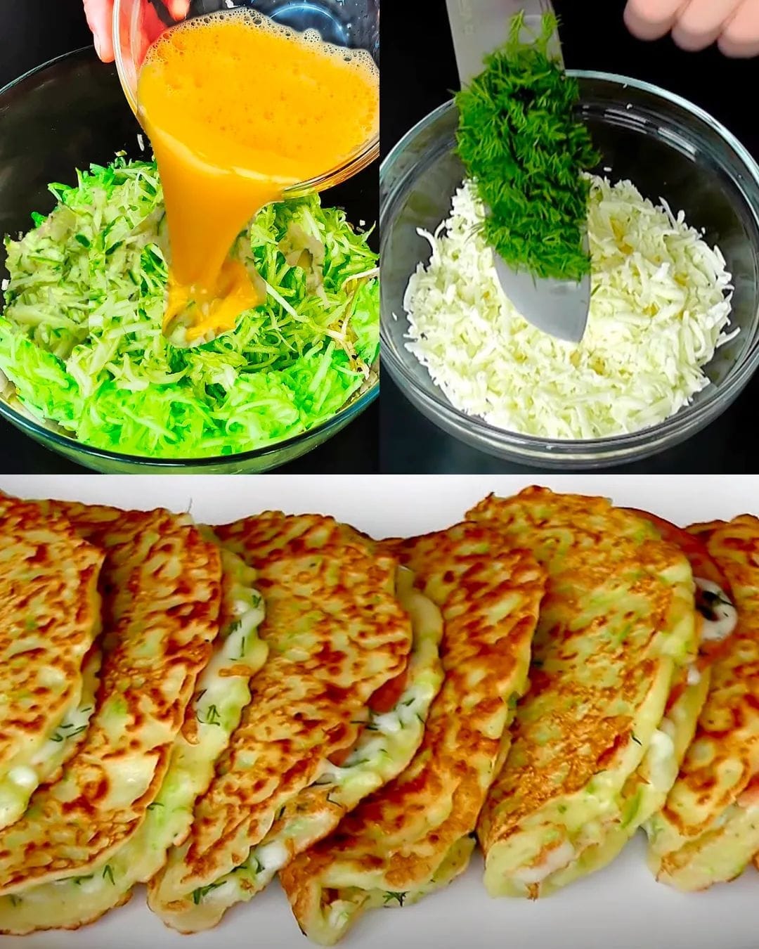 ZUCCHINI PANCAKES