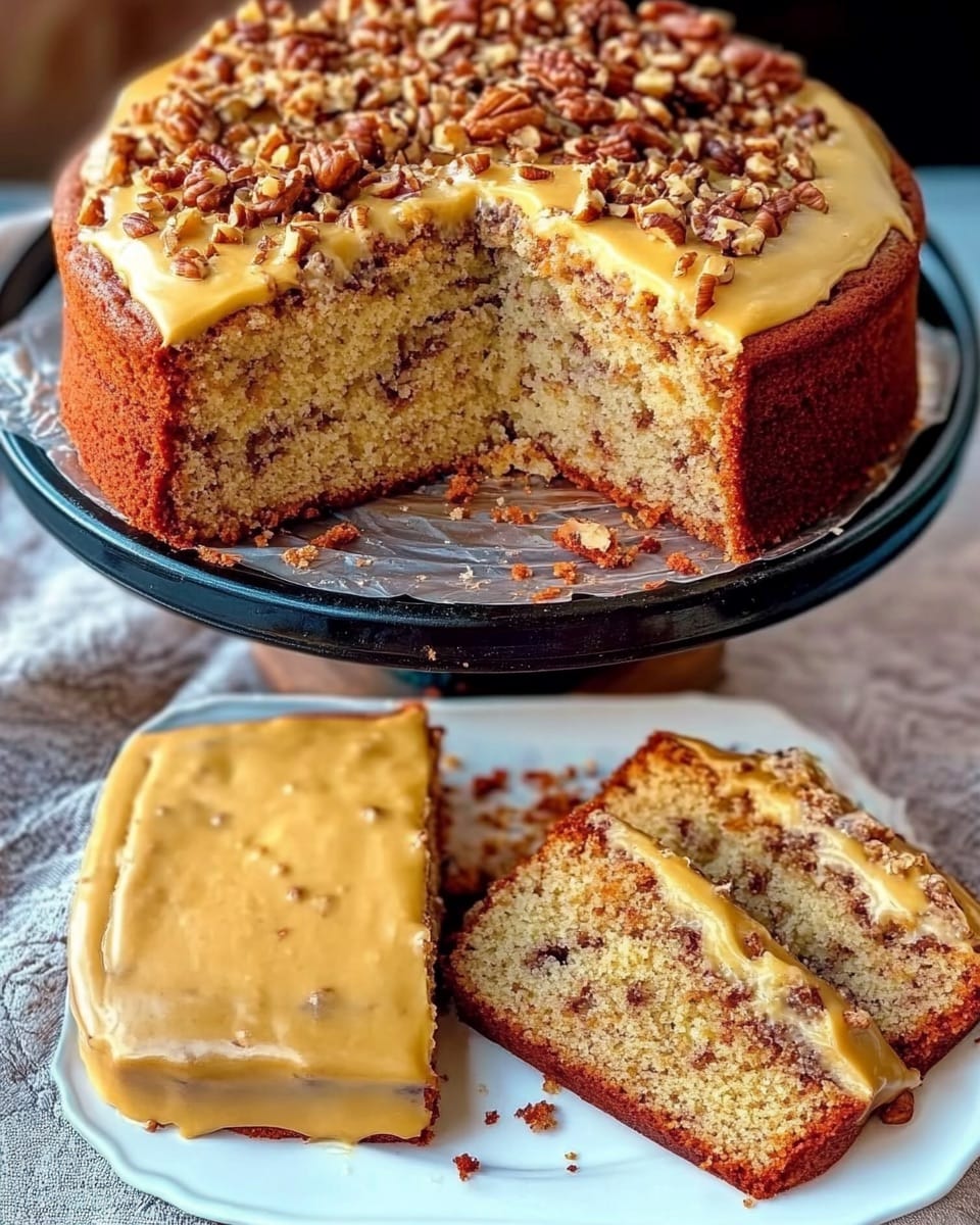 Nut cake in 10 minutes