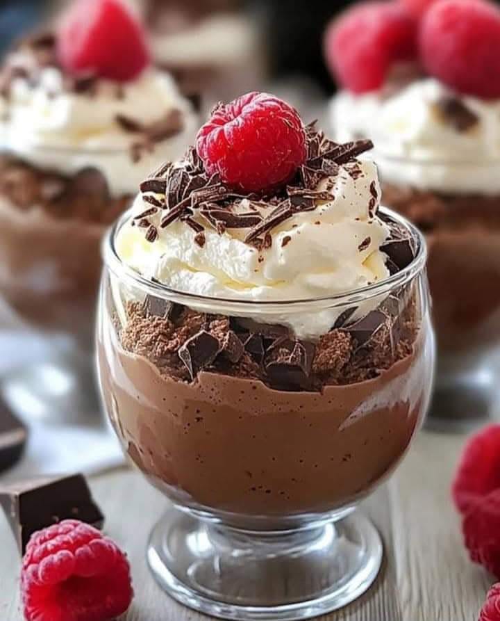 Whipped Chocolate Cheesecake Parfaits