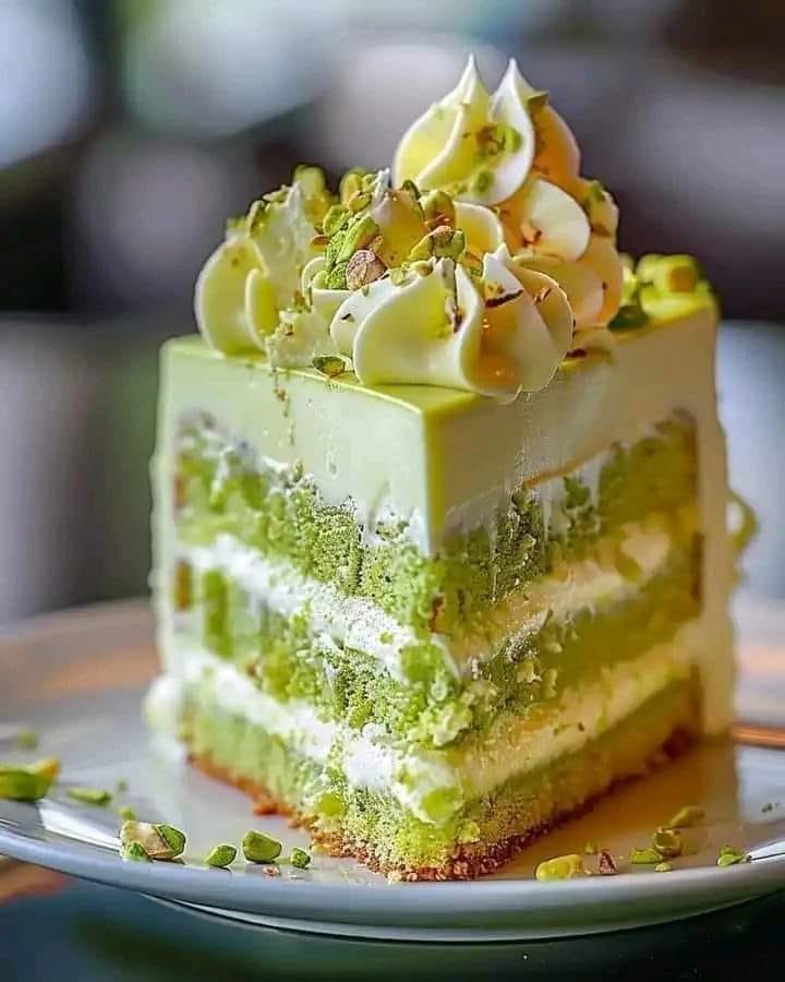 Pistachio Cream Cake