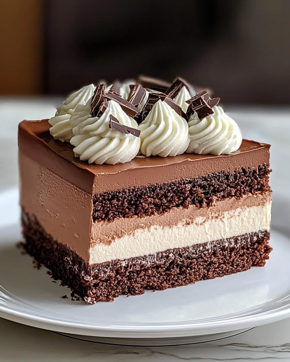 Triple Chocolate Mousse Cake: A Slice of Heaven!