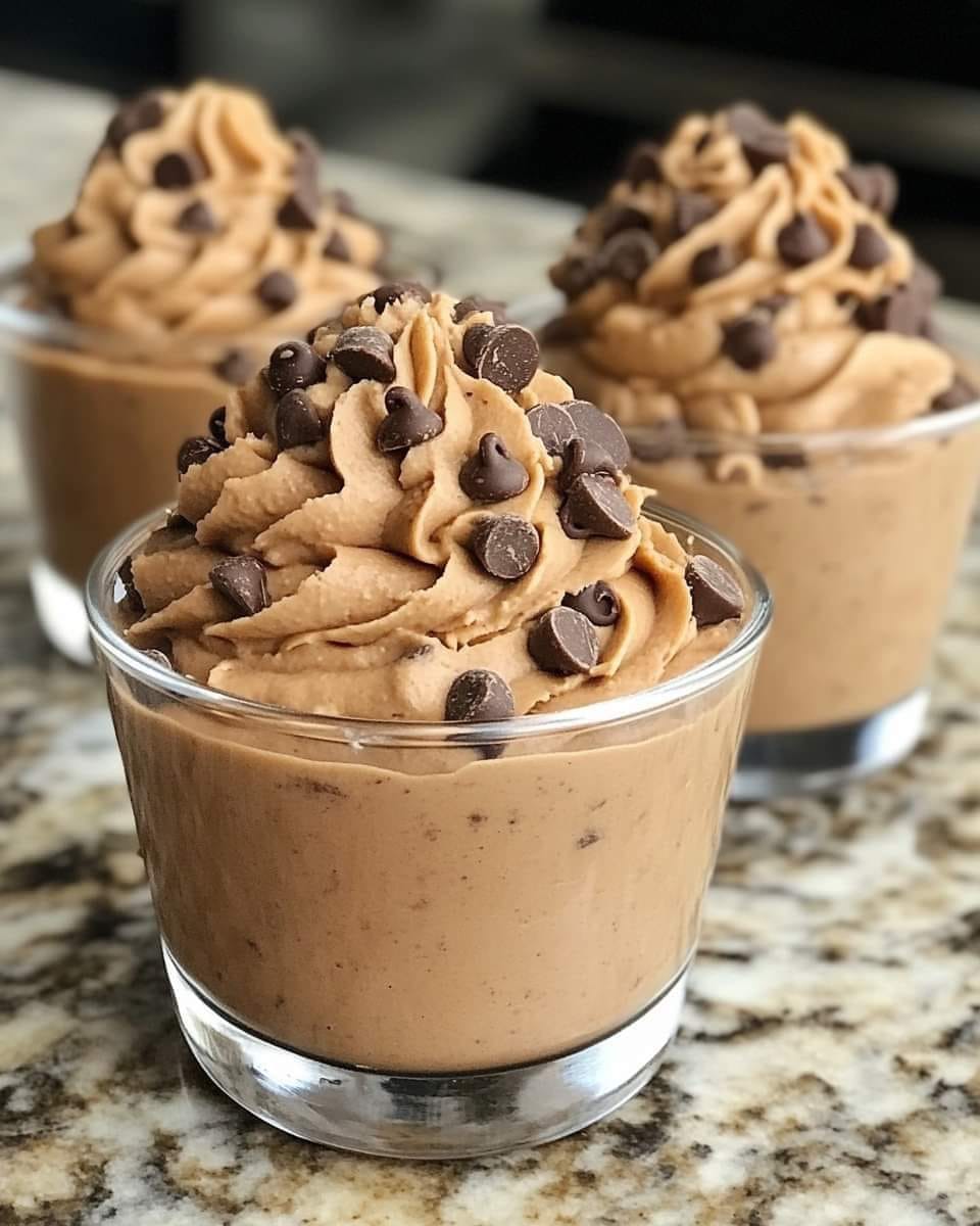 Chocolate Chip Cookie Dough Mousse