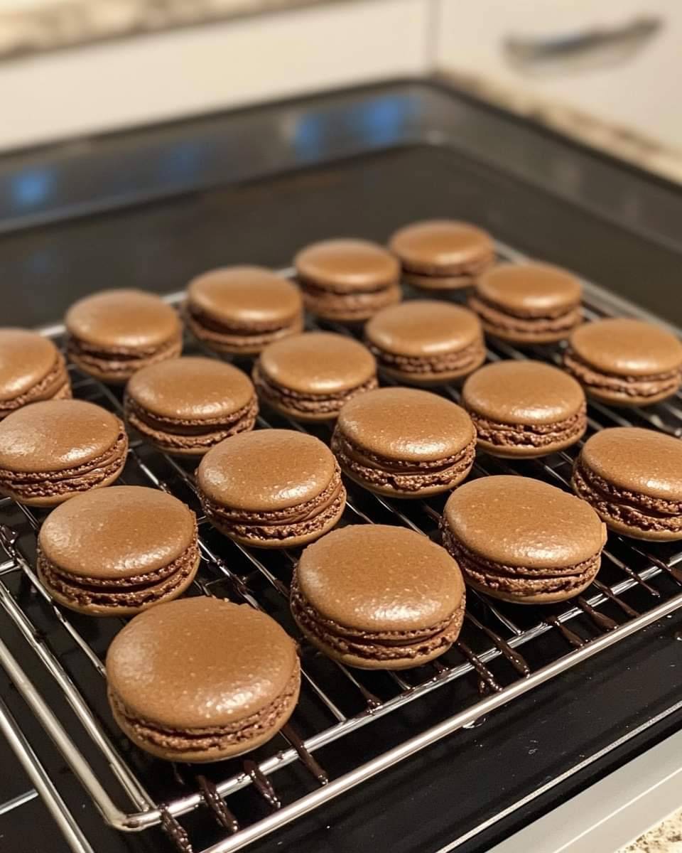 Chocolate Macarons