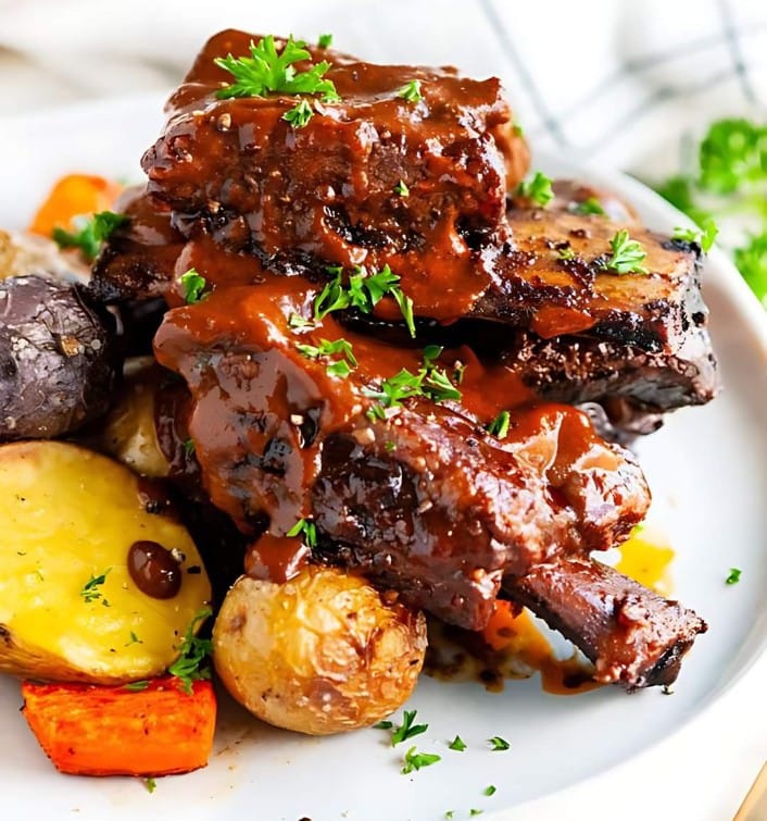 MOLE BRAISED BEEF SHORT RIBS