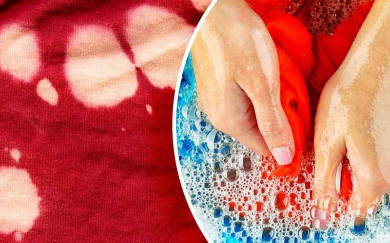 Spots of bleach on your clothes? Here are 2 tips to save them