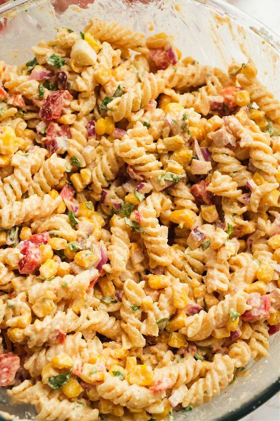 Mexican Street Corn Pasta Salad