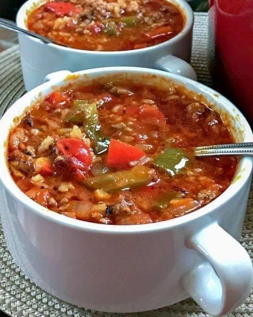 Best Stuffed Pepper Soup