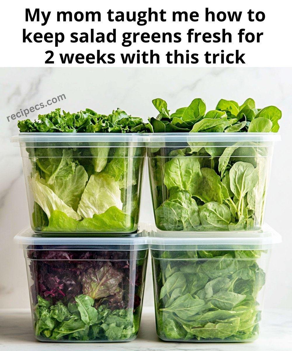 You Can Extend the Shelf Life of Salad Greens! Here’s the Best Way to Do It