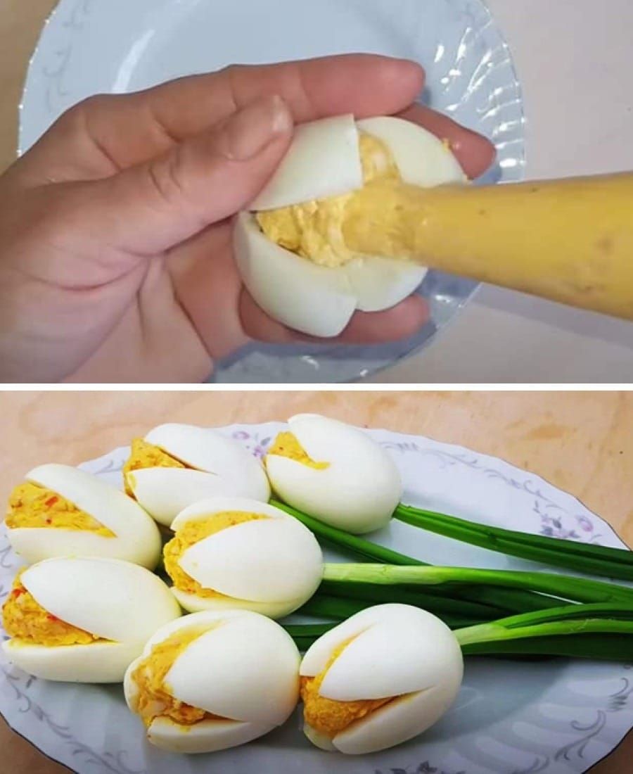 DEVILED EGG BOUQUET RECIPE