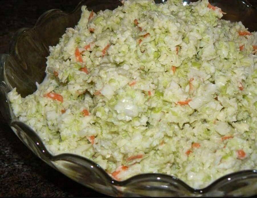 THE RENOWNED KFC COLESLAW RECIPE