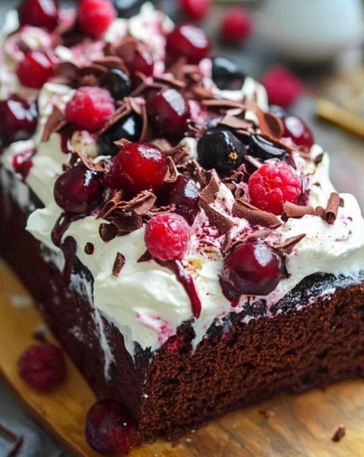 Black Forest Loaf Cake