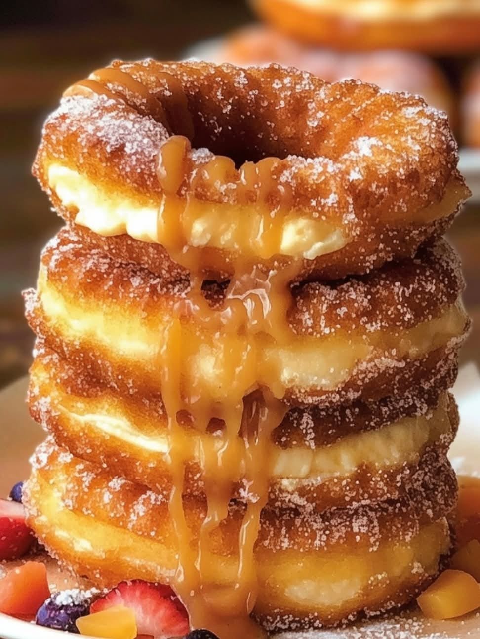 Churro Cheesecake Donut Cookies