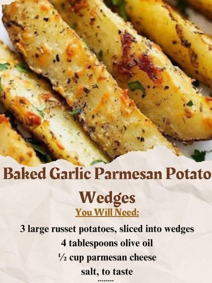 Baked Garlic Parmesan Fries