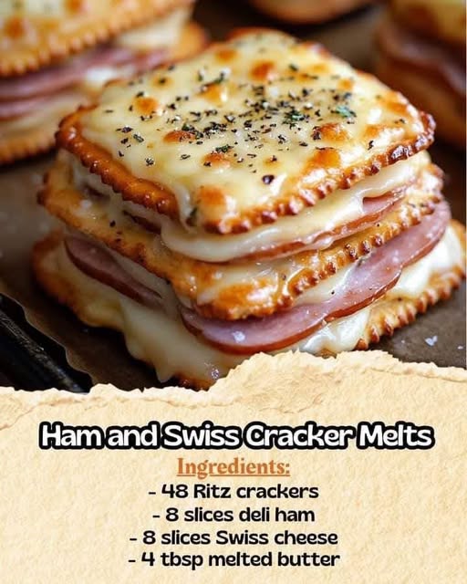 Ham and Cheese Sandwich Crackers