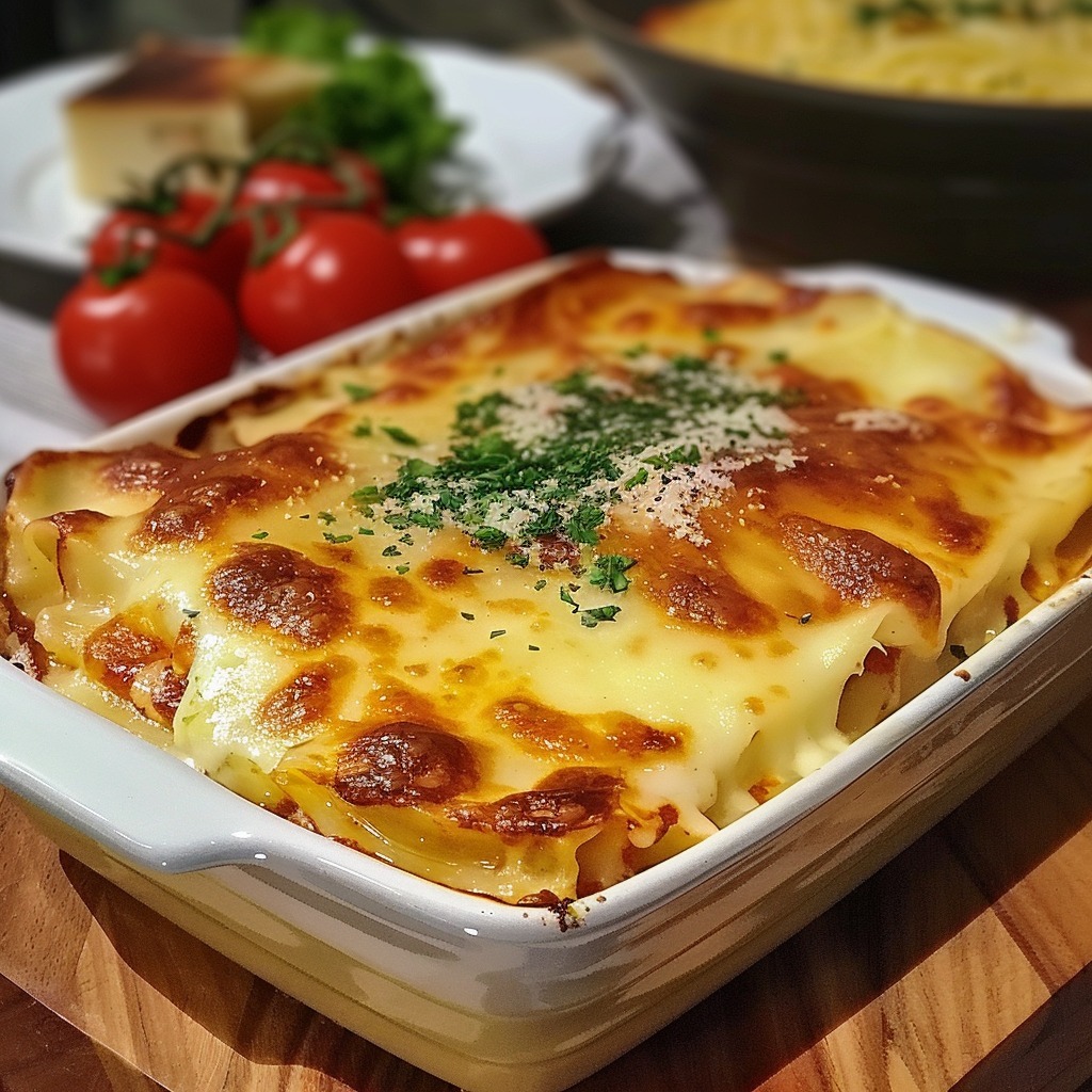 Four-Cheese Bolognese Lasagna