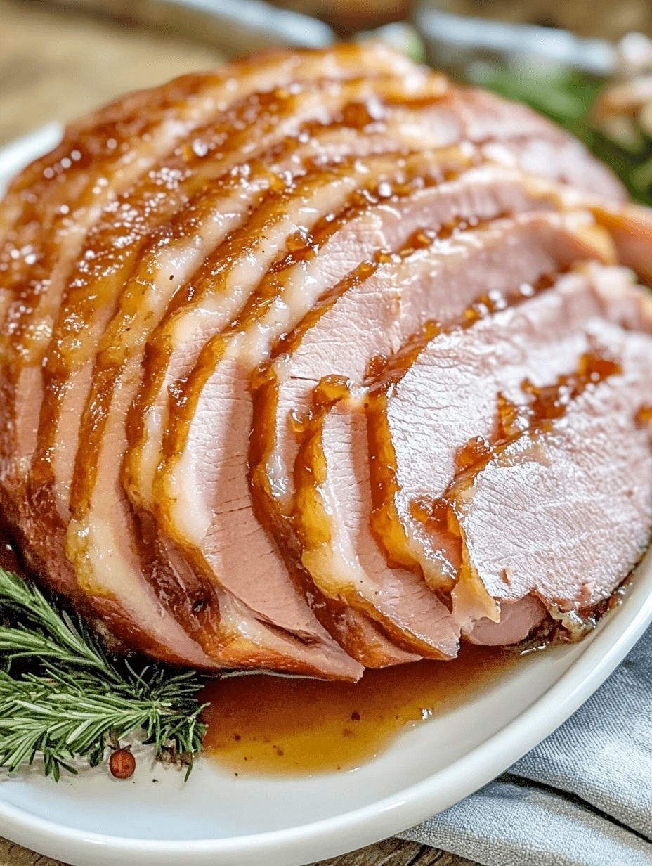 Brown Sugar Glazed Ham