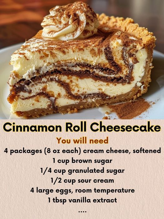 Cinnamon Roll Cheesecake