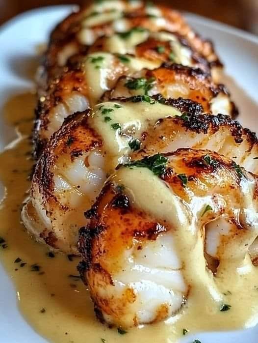 Creamy Garlic Butter Lobster Tails