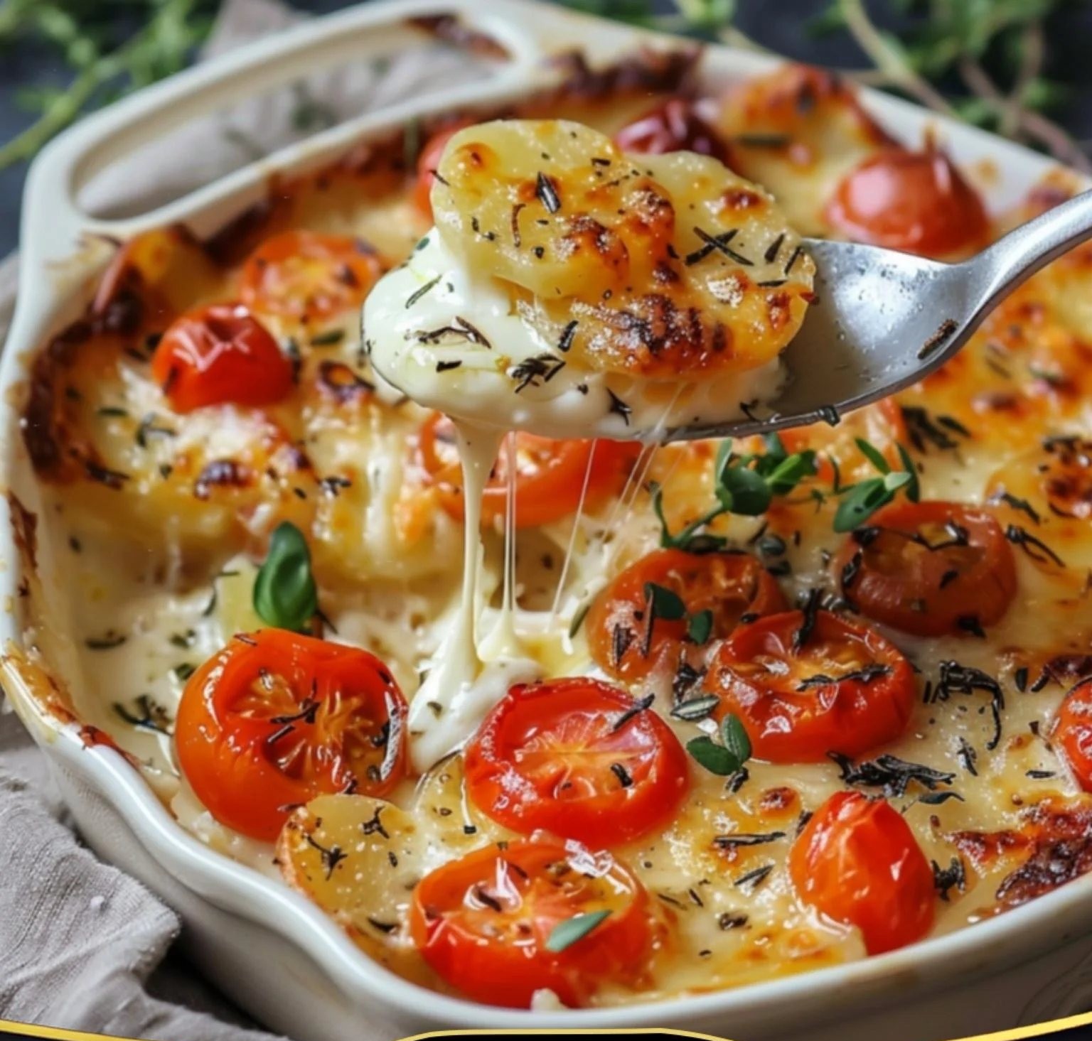 Potato, Tomato and Mozzarella Gratin: A Mediterranean Feast in 1 Hour