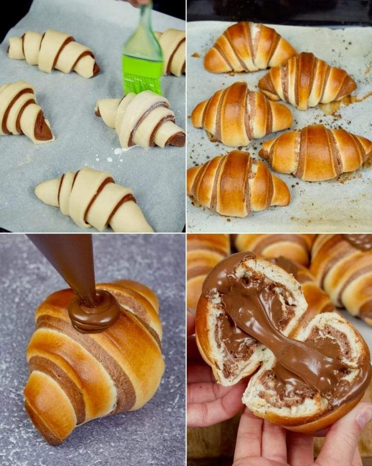 Two-tone croissants: how to make them perfect for a super delicious breakfast!