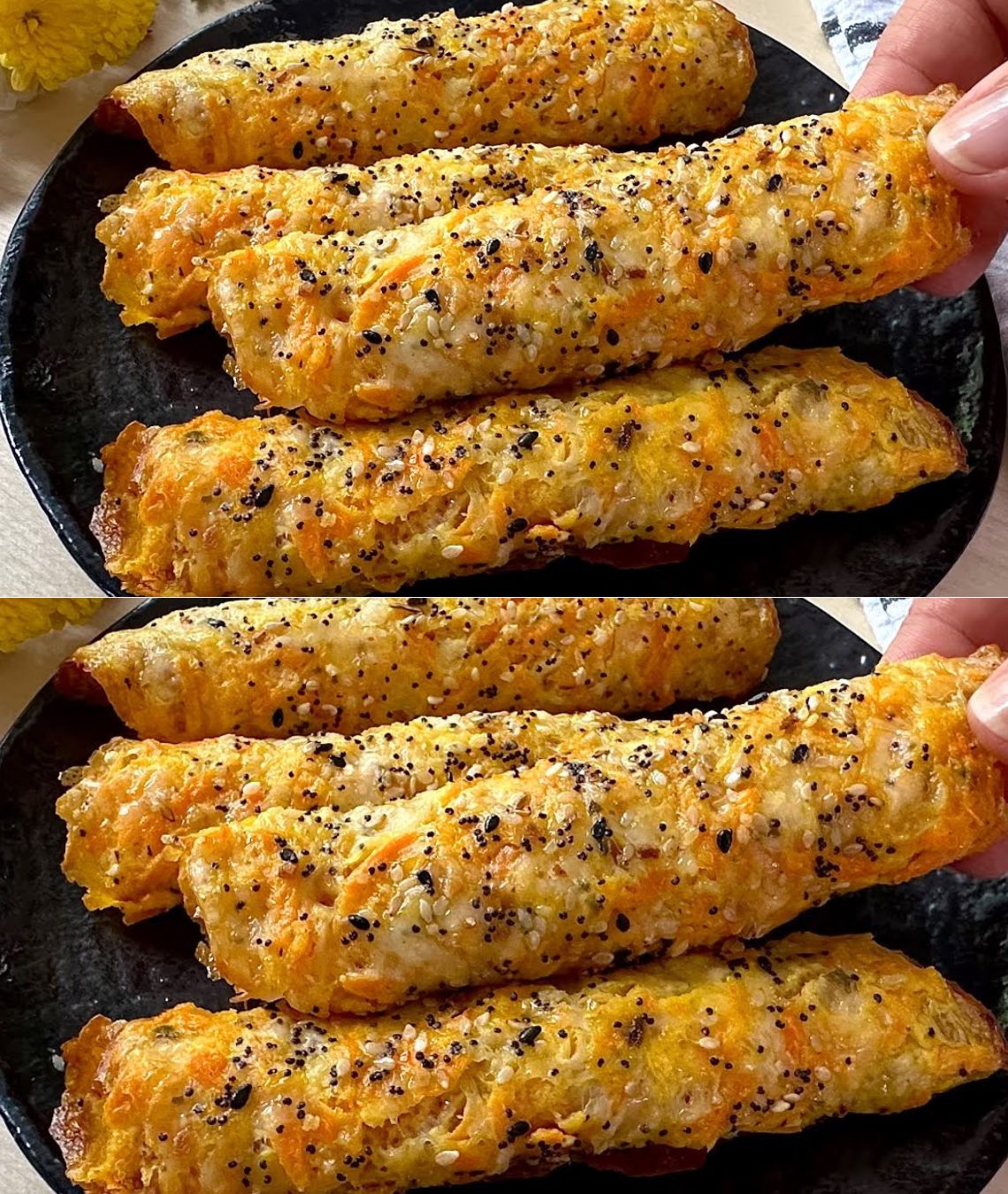 Cheesy Carrot Flatbreads: A Delightful Twist on Traditional Bread