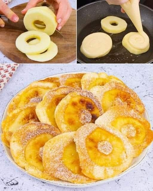 Apple Cakes in a Skillet Ready in 5 Minutes: Better Than Pancakes!