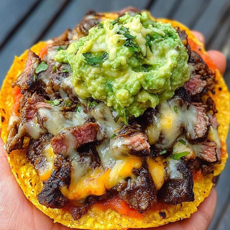 Loaded Steak Tostadas