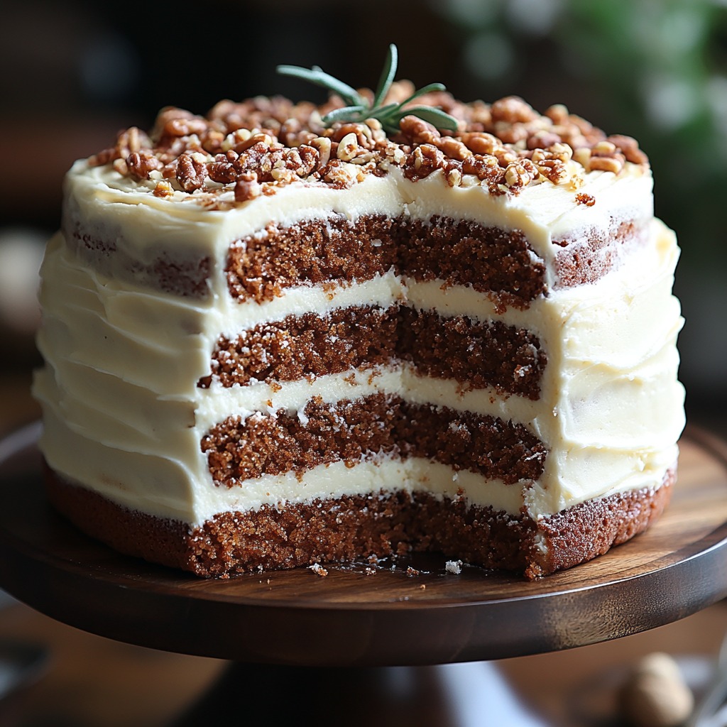 Homemade Carrot Cake Recipe