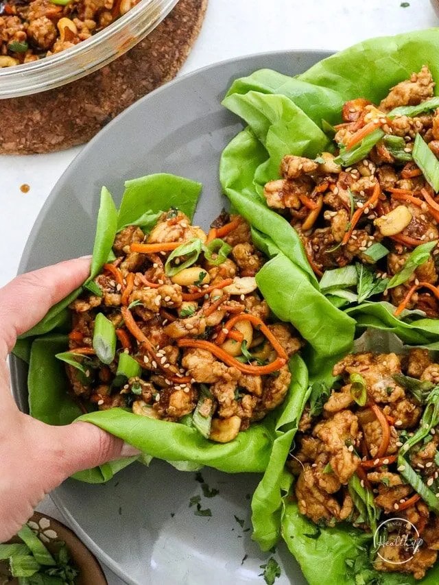 Thai Chicken Lettuce Wraps