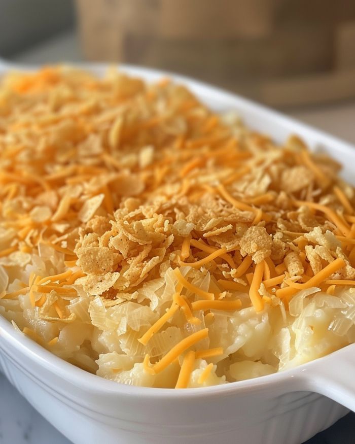 Don’t be fooled by this recipe’s name. These “Funeral” potatoes are an absolute delight