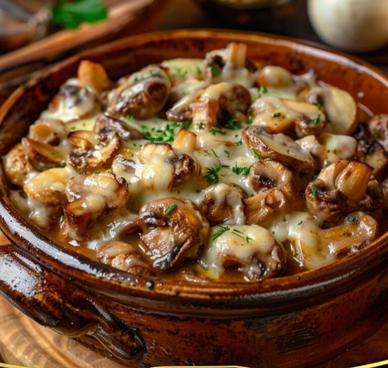 Beef Cheek Stewed with Mushrooms