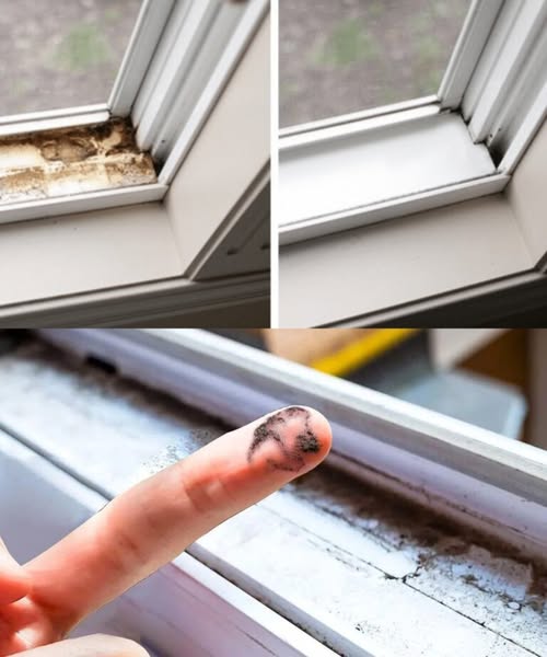 Soak a cotton pad and clean all window frames with it: this PROBLEM in your home will no longer bother you!