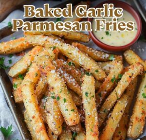 Baked Garlic Parmesan Fries