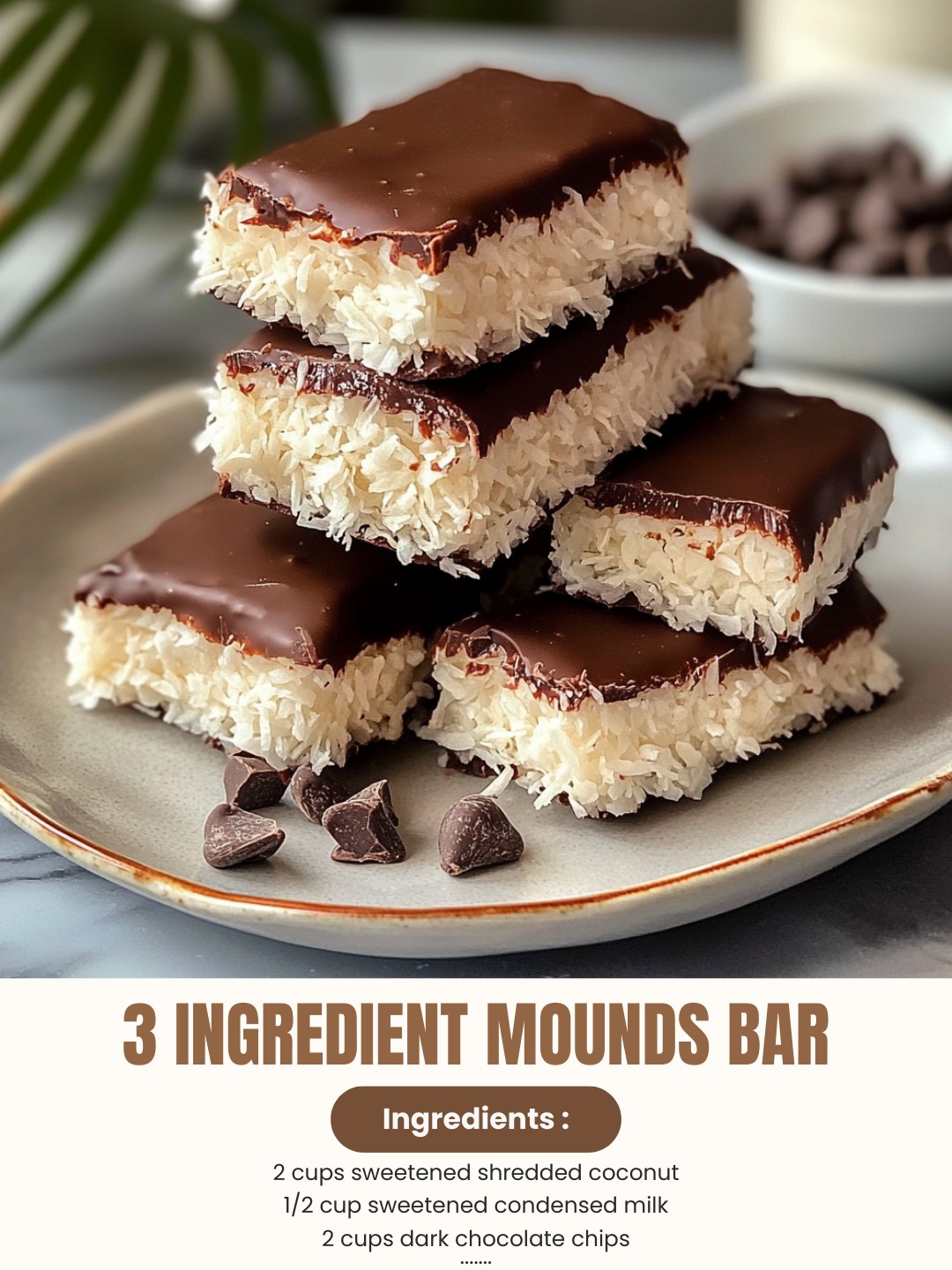 3 Ingredient Mounds Bar