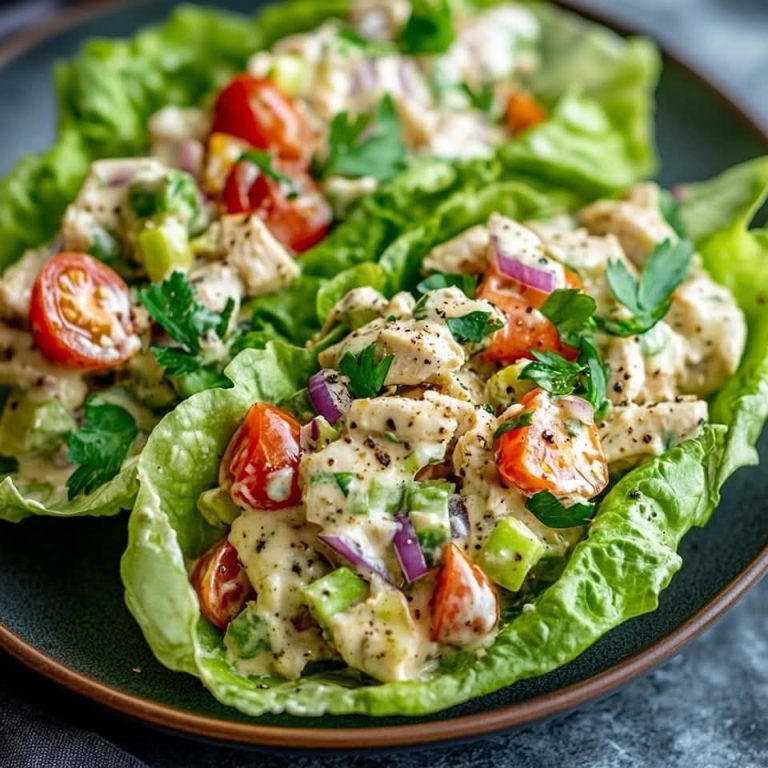 Chicken Salad Lettuce Wraps