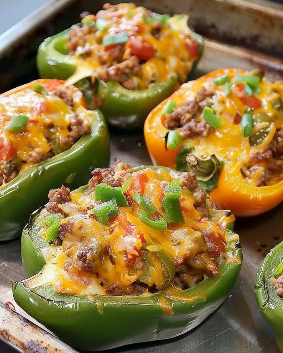 SEAFOOD STUFFED BELL PEPPERS